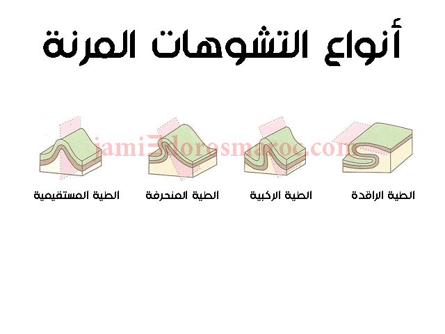شرح درس التشوهات التكتونية وعلاقتها بتكتونية الصفائح + pdf